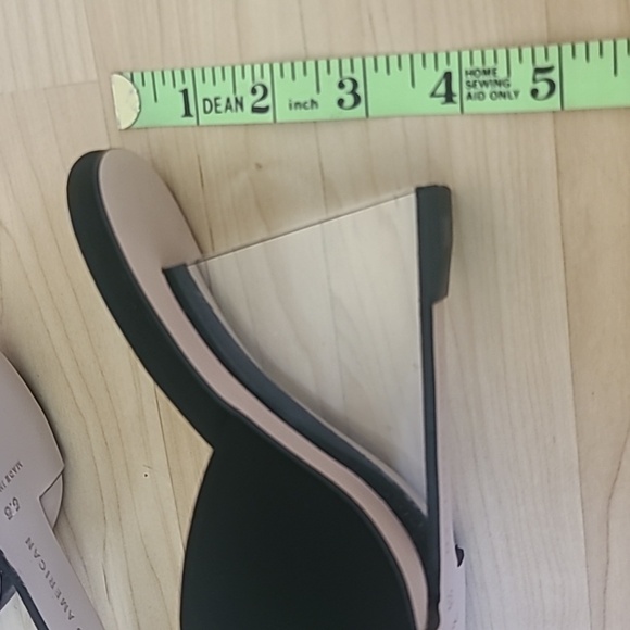 Good American Clear Wedge Sandals Size 5.5 Neoprene GA368N-X - Picture 7 of 8